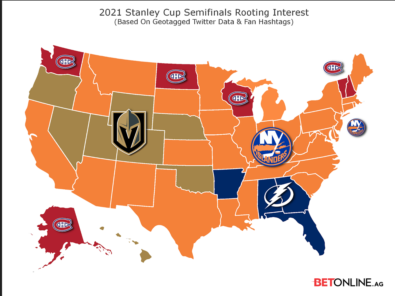This Data Shows Who America Is Rooting For In The Stanley Cup Playoffs
