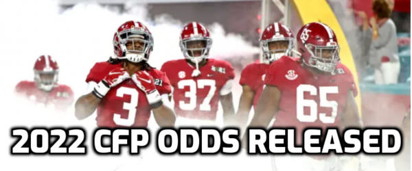 Early 2022 CFP Title Odds Have 88 Teams With Alabama on Top