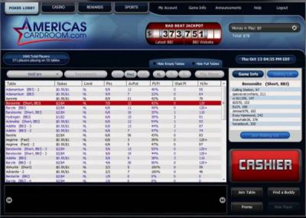 Americas Cardroom Launches 4-Max Tables Leading Up to Double-Up Guarantees Weeke