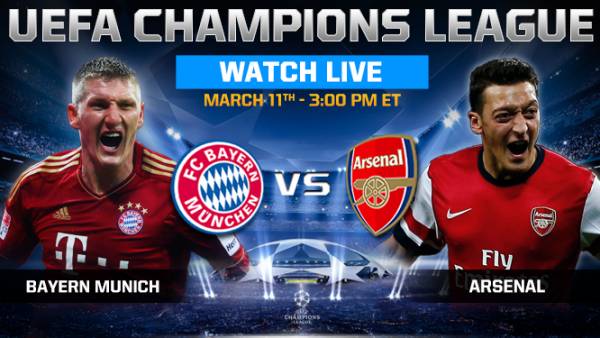 Bayern Munich v Arsenal Betting Odds – Live Streaming