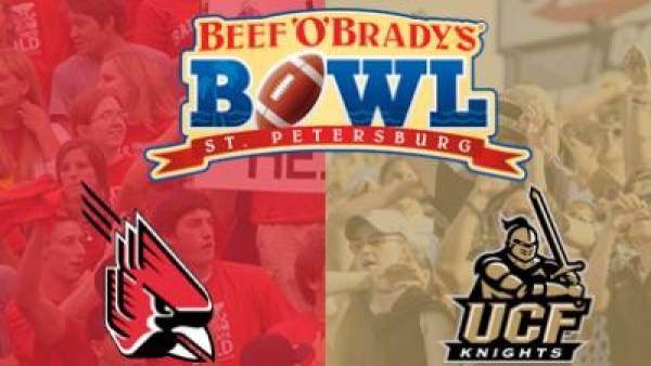 Ball State vs. UCF Betting Odds at NorthBet:  Beef O’Brady’s Bowl St. Petersburg