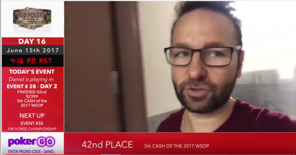 Daniel Negreanu Cashes for 5th Time This WSOP and Wants to Stake You