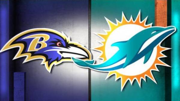 TNF Betting Odds Dolphins vs. Ravens