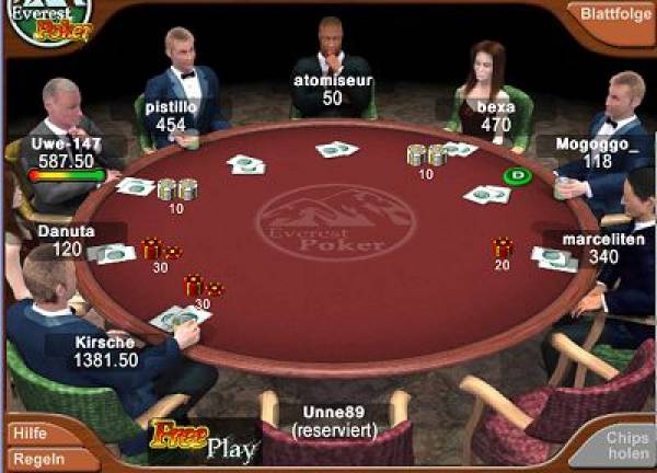 Juego de poker online gratis