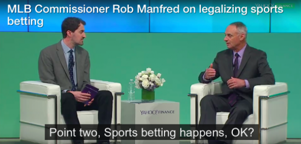 MLB Commish: Reconsidering Stance on Sports Betting   