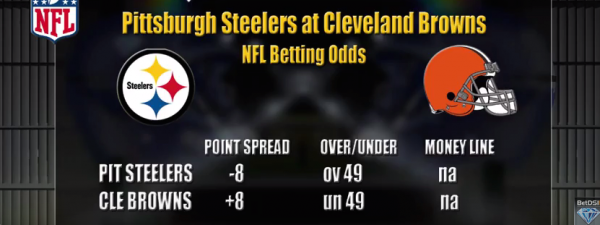 2016 Week 11 NFL Betting Preview – Steelers vs. Browns Line at Pittsburgh -8