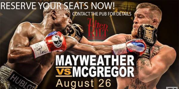 Where Can I Watch, Bet the Mayweather-McGregor Fight Portland, Maine 