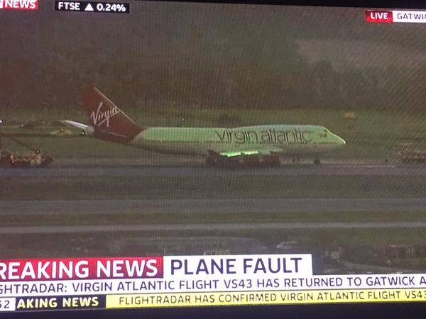 Vegas Bound Virgin Atlantic Flight Landing Gear Issues: Makes Safe Landing