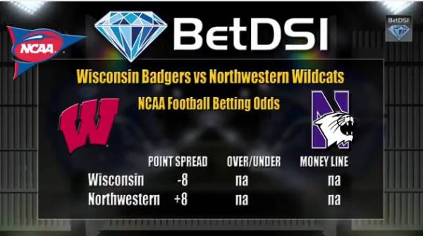 Wisconsin Badgers vs. Northwestern Wildcats Betting Odds