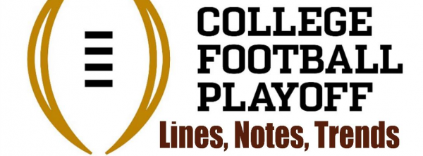 betting lines for college football playoff