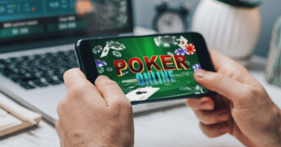 poker screen on phone