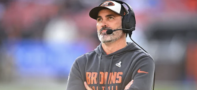  Kevin Stefanski with the Cleveland Browns