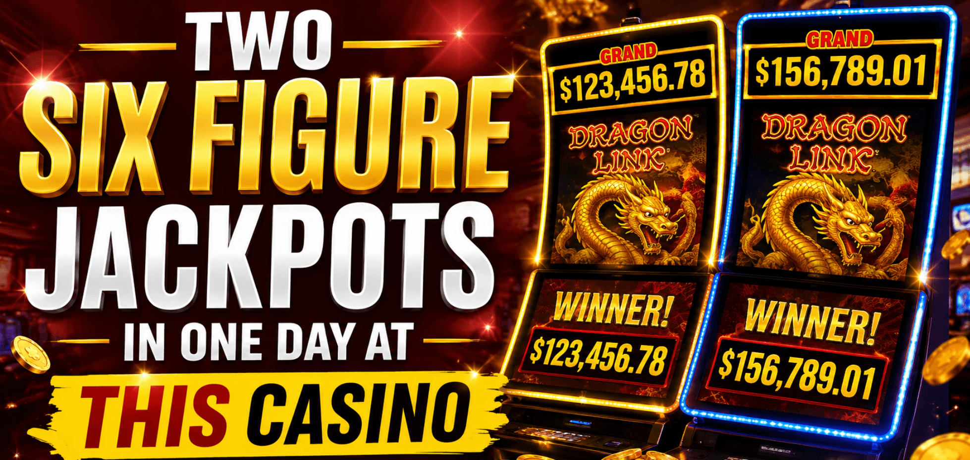 Two Six Figure Jackpots in One Day Hit at Thunder Valley Casino Outside of Sacramento