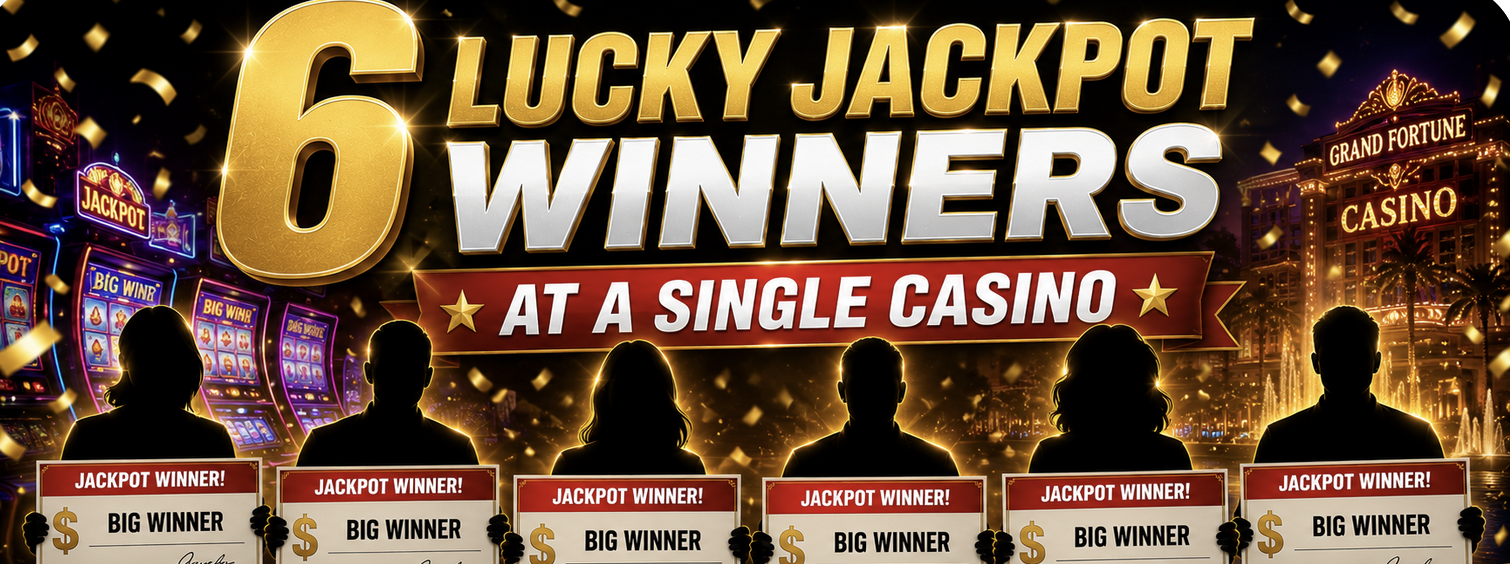 Six Lucky Players Score Jackpots of More than $1 Million Total at One Florida Casino