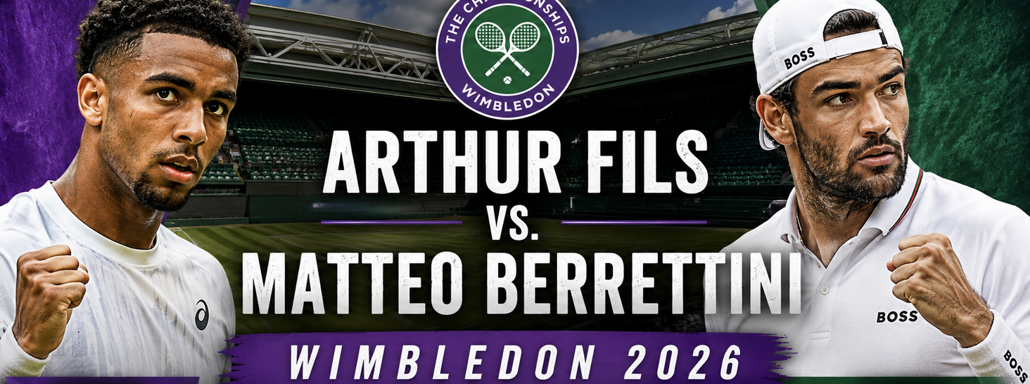 2026 Wimbledon Betting Markets: Arthur Fils vs. Matteo Berrettini