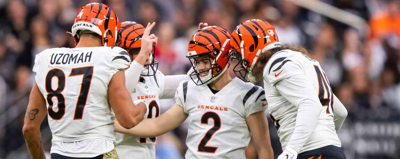 What is the Spread on the Chargers-Bengals Game December 5
