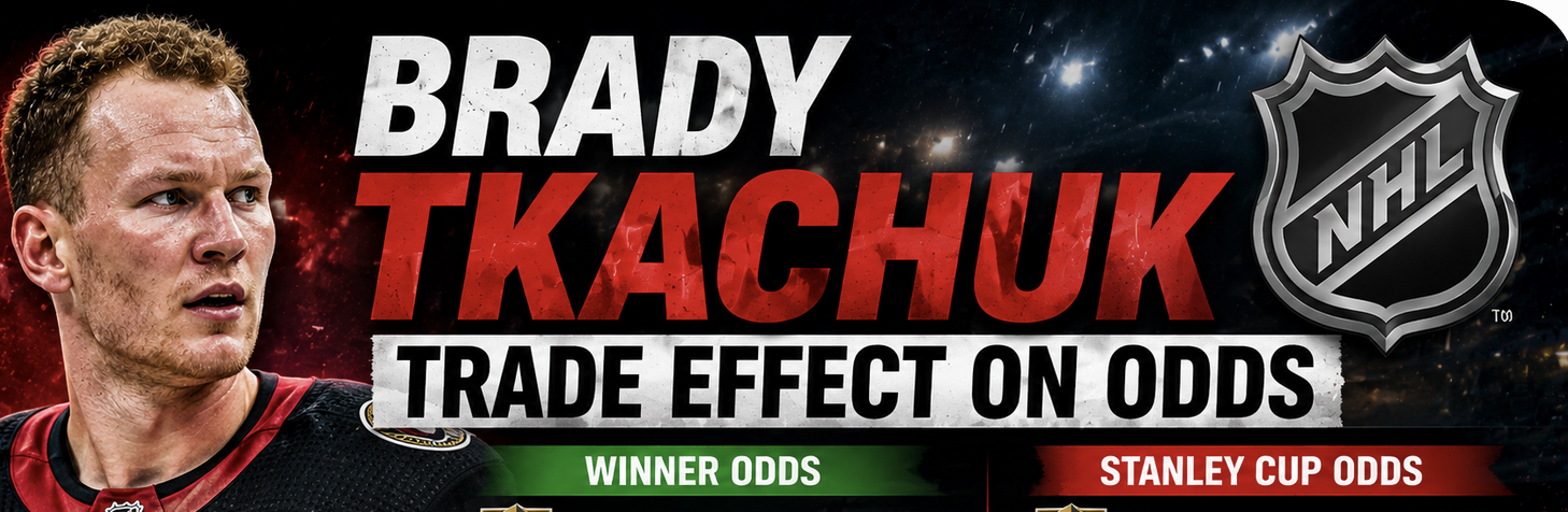 Brady Tkachuk Trade Effect on Stanley Cup Odds