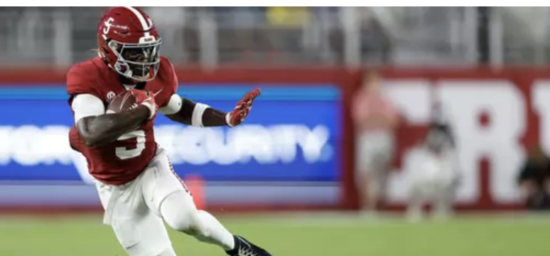 Germie Bernard on the football field