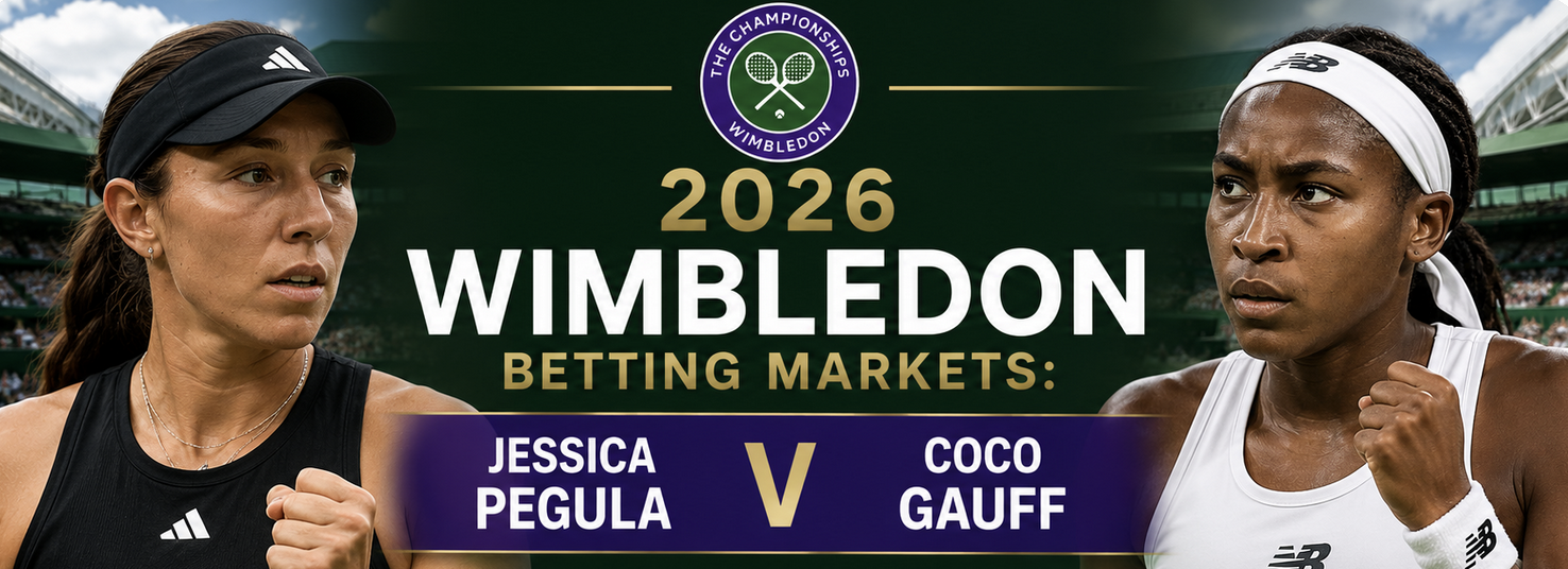 2026 Wimbledon Betting Markets: Jessica Pegula v Coco Gauff 
