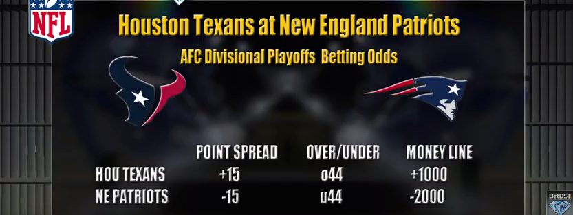 Texans vs. Patriots Betting Preview – AFC Divisional Playoffs 2017 