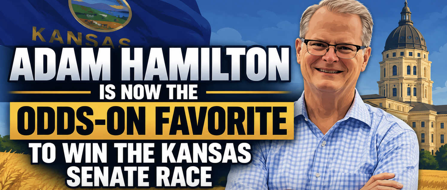 Adam Hamilton is Now the Odds-on Favorite to Win the Kansas Senate Race