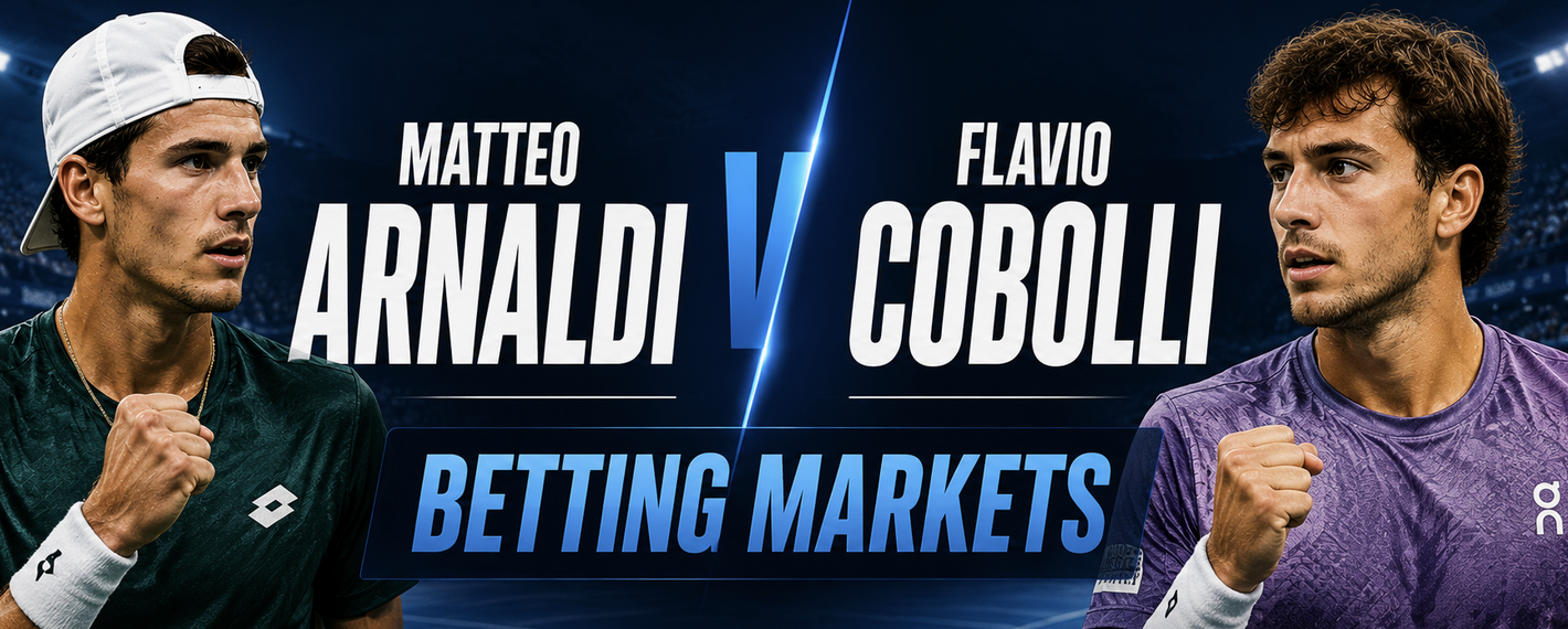 2026 French Open Betting Markets: Matteo Arnaldi v Flavio Cobolli 
