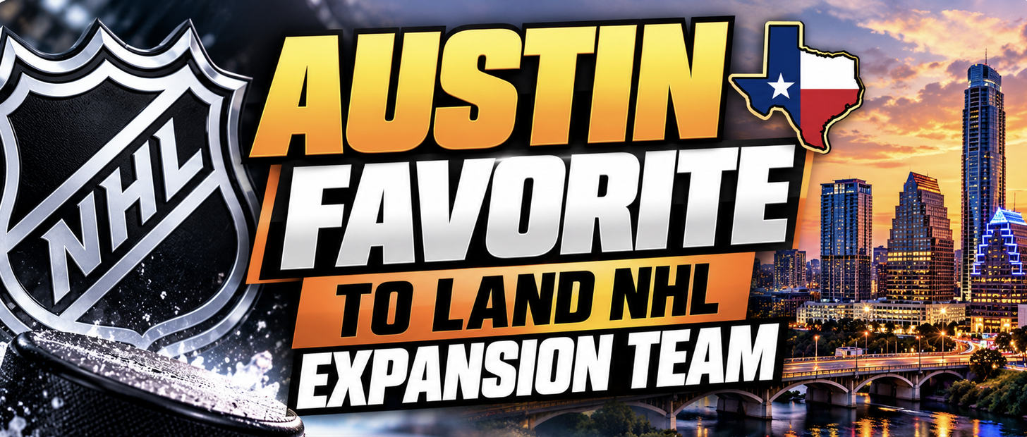 Bet on the Next NHL Expansion Team as Season Kicks Off Tuesday Night: Austin Favorite