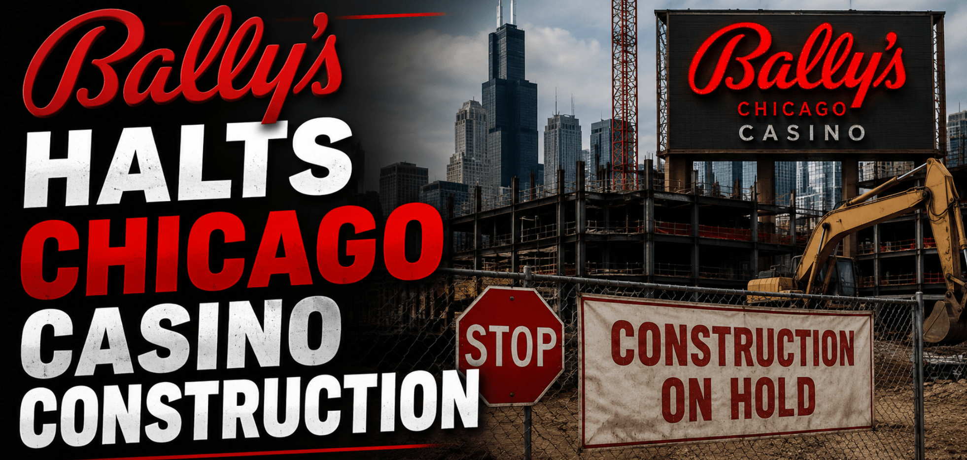 Bally's Halts Chicago Casino Construction as Company Reports  $792 million in Revenue....$4.5 billion in DEBT?