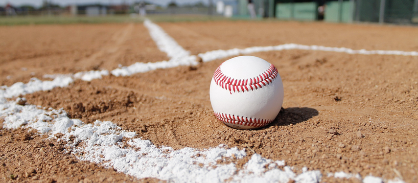 Baseball on the field