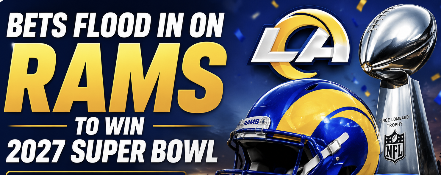 Bets Flood in on LA Rams Odds to WIn 2027 Super Bowl 
