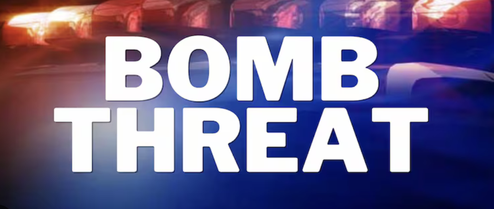 Bomb threat news graphic