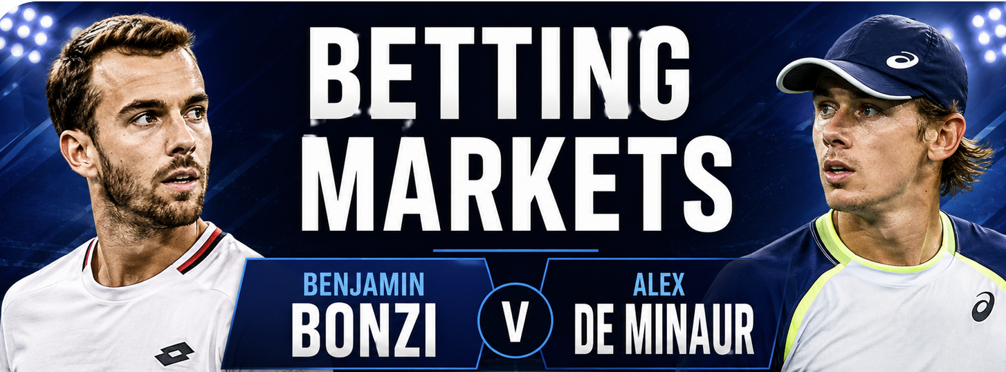 2026 ATP 's-Hertogenbosch Betting Markets: Benjamin Bonzi v Alex De Minaur 