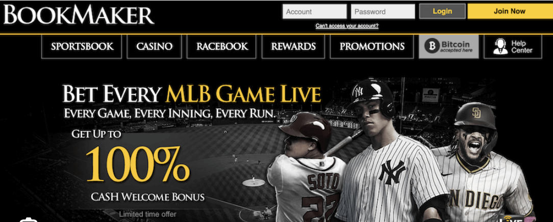 Bookmaker.eu website