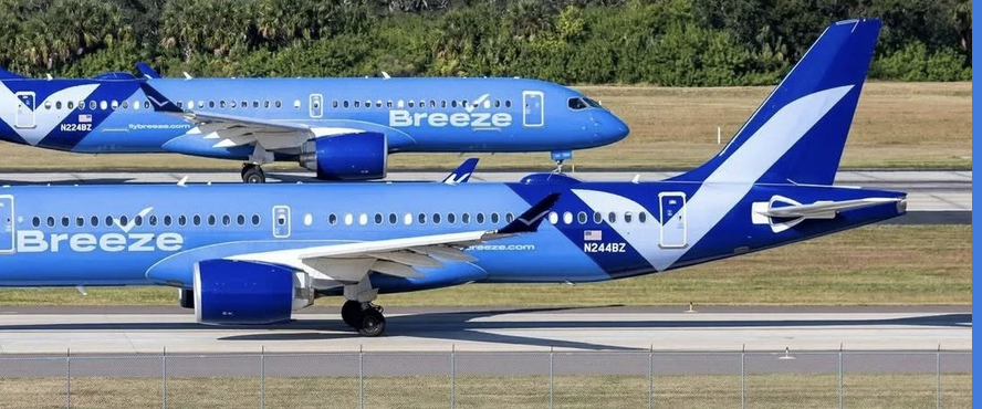 Breeze Airways Adds New Flight Between Tampa and Las Vegas Beginning in January