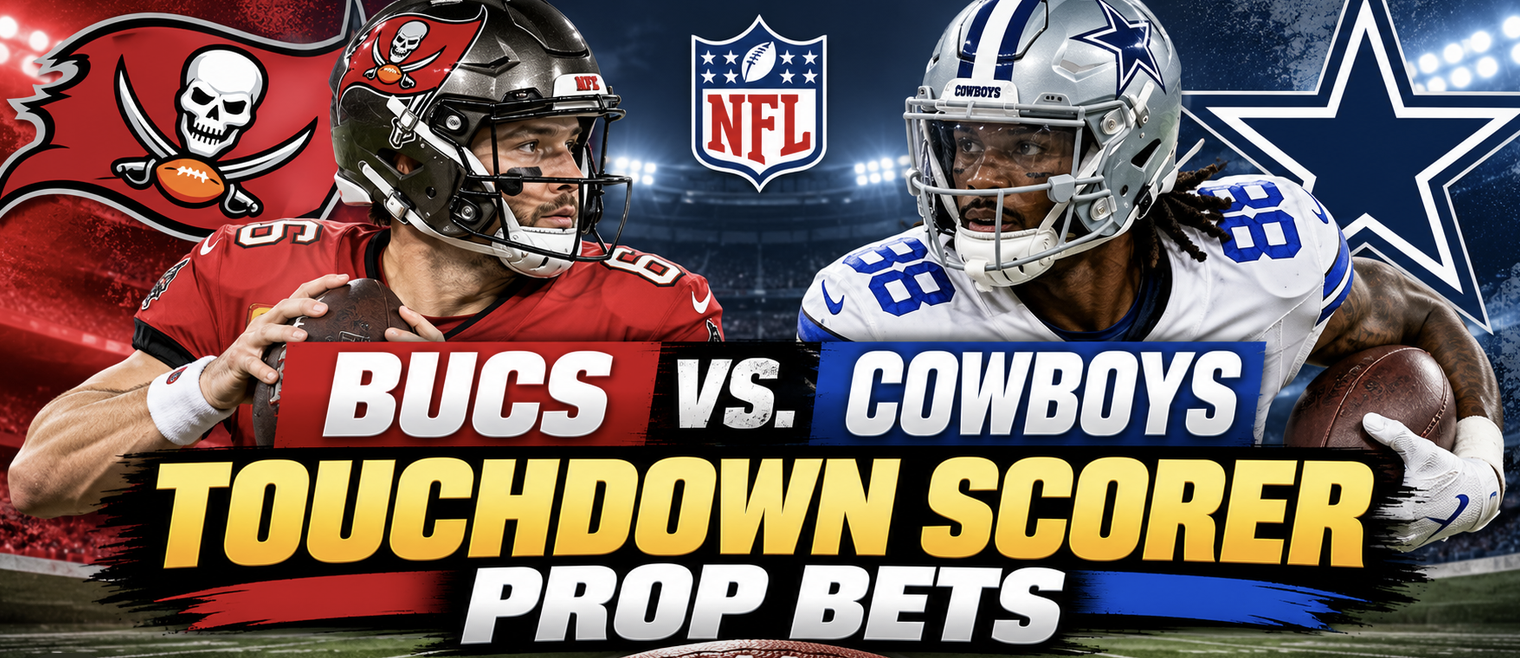 Bucs vs. Cowboys Touchdown Scorer Prop Bets: Javonte Williams, CeeDee Lamb, George Pickens