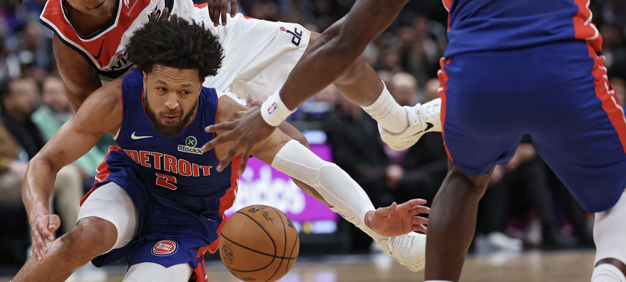 Cade Cunningham playing basketball 