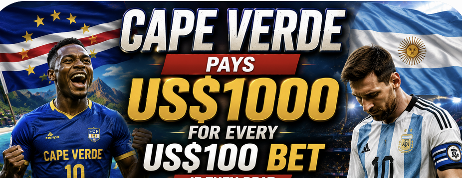What Are the Payout Odds if Cape Verde Wins Against Argentina - 2026 World Cup?