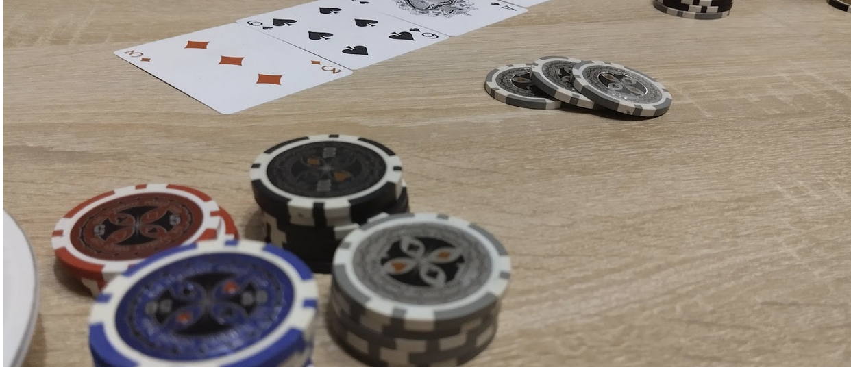 Casino chips and cards