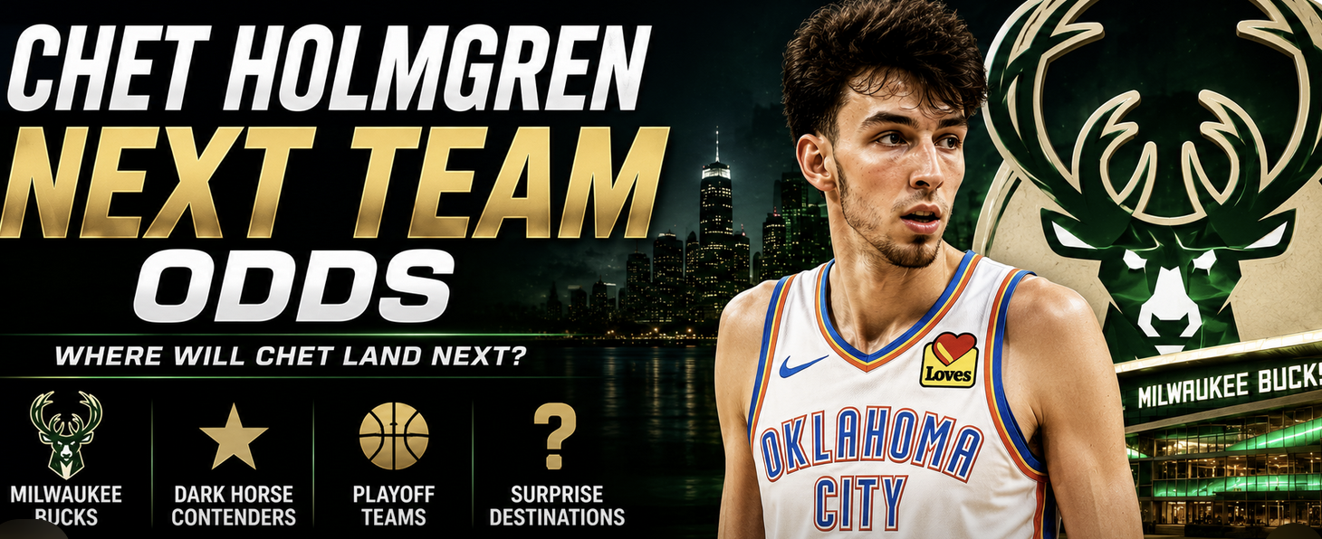 Chet Holmgren Next to the Milwaukee Bucks Odds