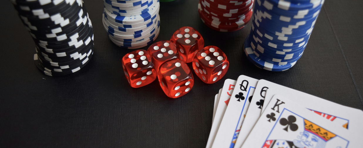 Chips, cards for gambling 