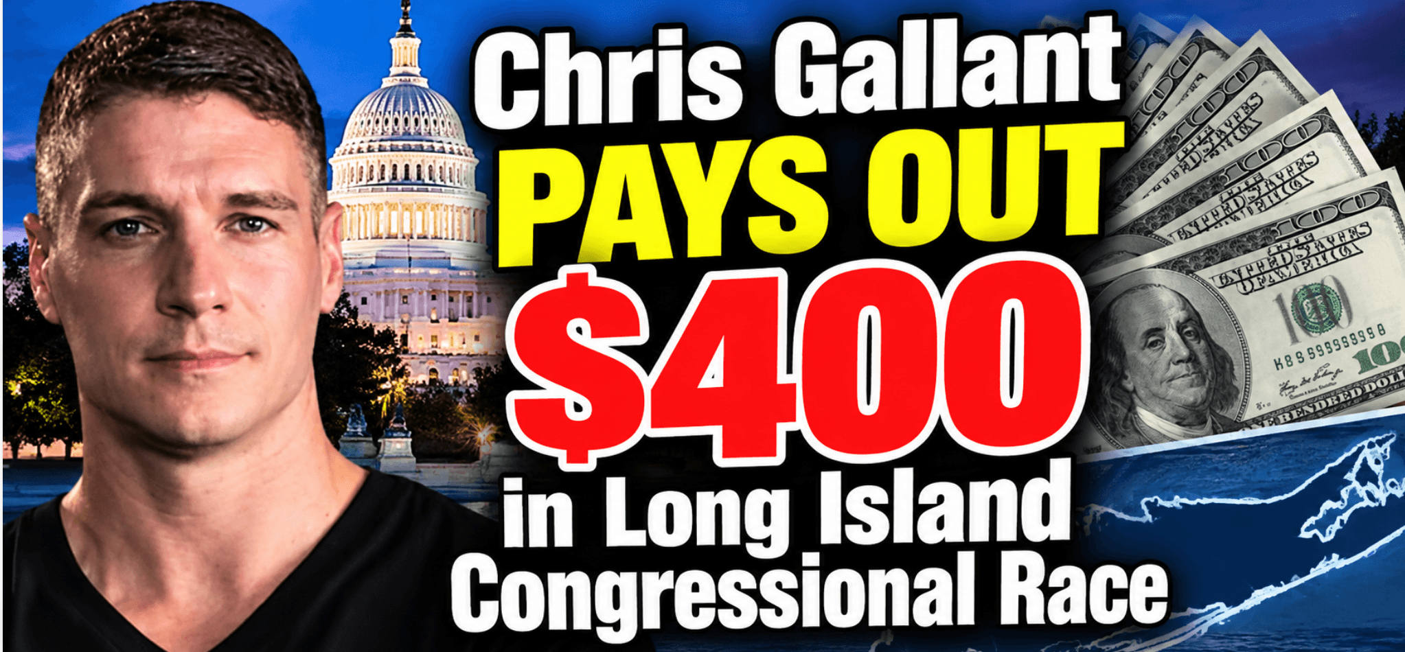 Chris Gallant Payout Odds to Win New York-01 Long Island Race as BDSM Past Resurfaces
