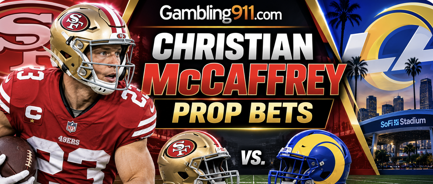 Christian McCaffrey Prop Bets 49ers vs. Rams: Anytime Touchdown, Total Receiving Yards, More
