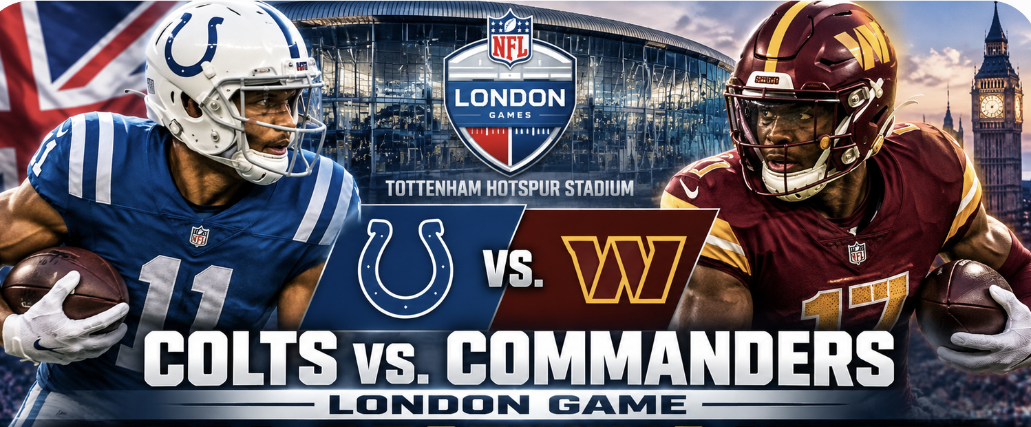 Colts vs. Commanders London Game Total Receiving Yards Prop Bets: Josh Downs, Tyler Warren, Stefon Diggs 