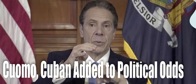 Bookies Add Cuban and Cuomo to Presidential Odds Board