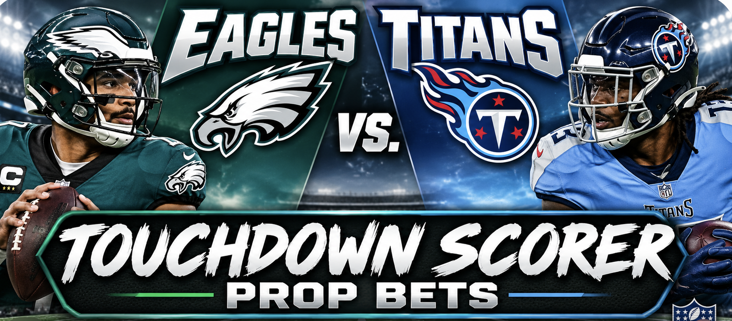 Eagles vs. Titans Touchdown Scorer Prop Bets: Saquon Barkley, Jalen Hurts, DeVonta Smith