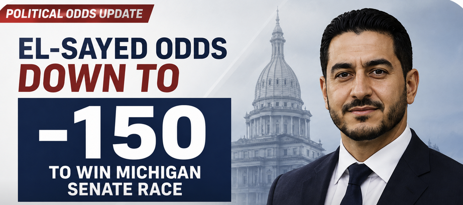 El-Sayed's Michigan Senate Odds Slip After Close Call