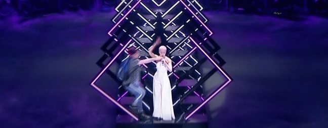 Eurovision Stage Stormed During UK Performance