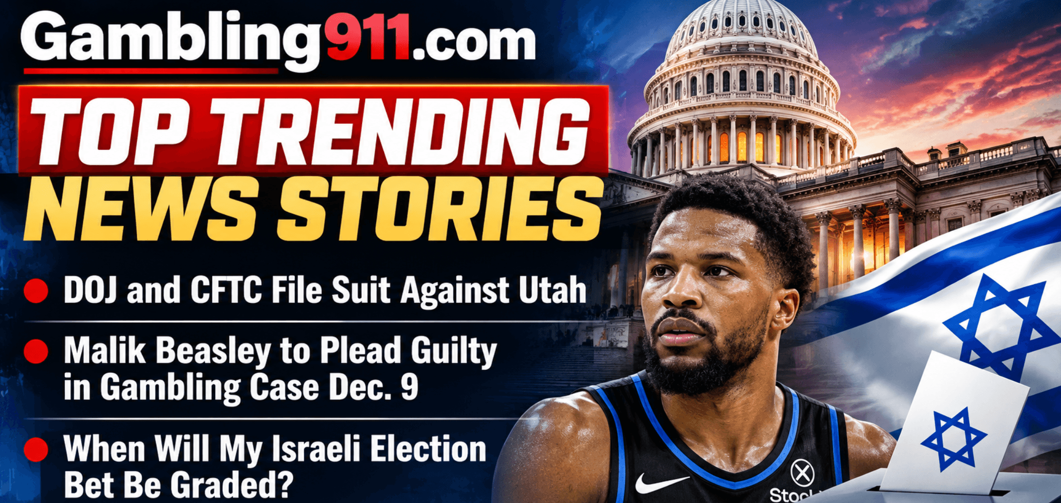 Top Trending Gambling News: CFTC and DOJ Take Utah to Court Over Kalshi
