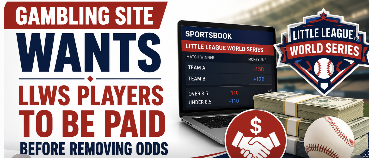 Gambling Site Says Pay Kinley Rasmus, Other Alabama Players and They'll Stop Taking Bets on Little League World Series