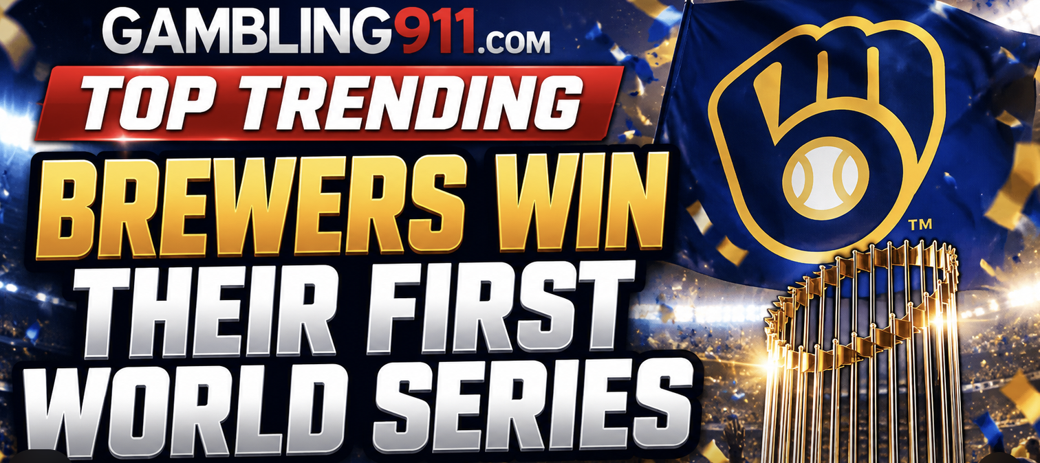 Top Trending Gambling News: Brewers Win First Ever World Series Paying Out $3500, Viewership Way Over BetOnline Total